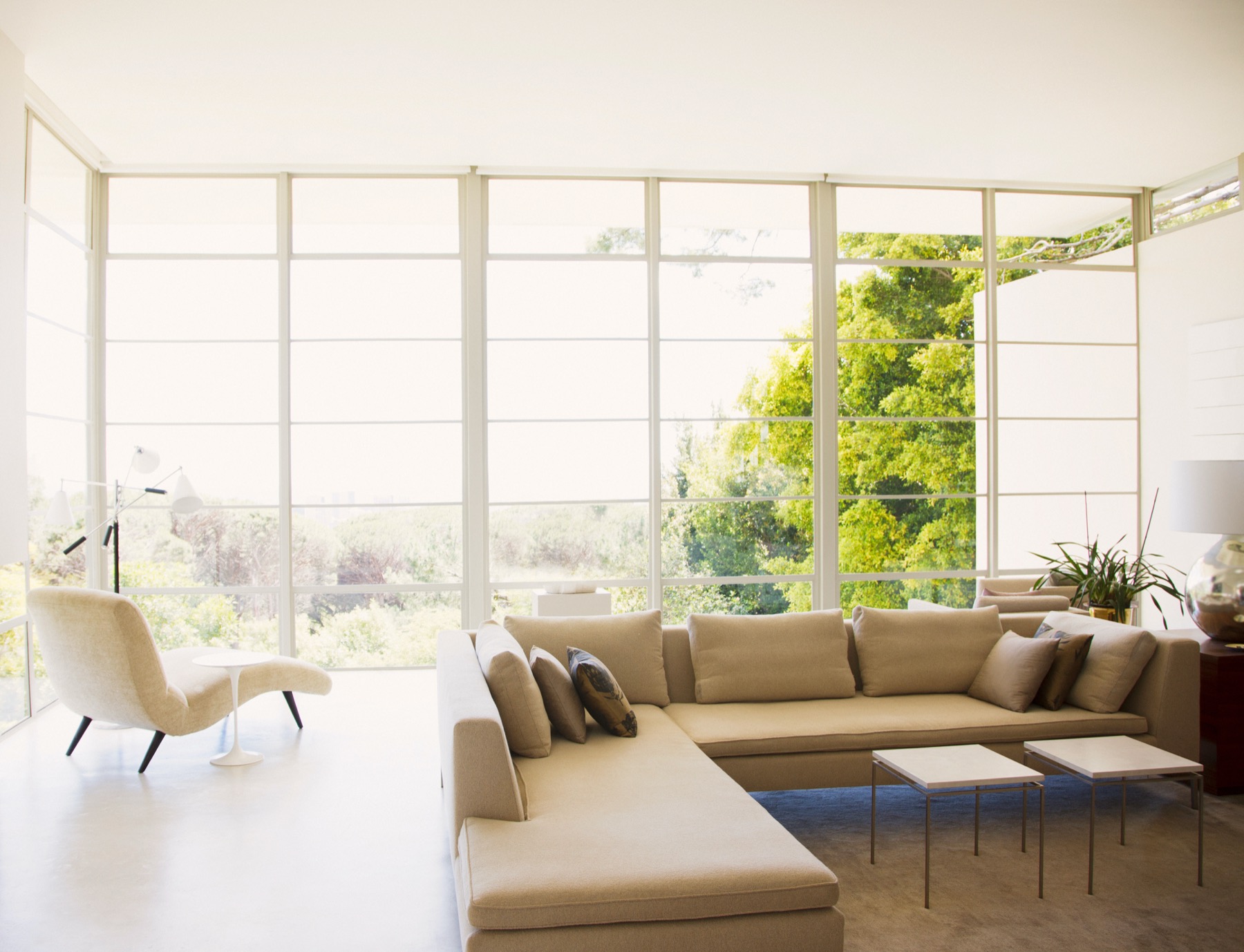 Bright modern home interior